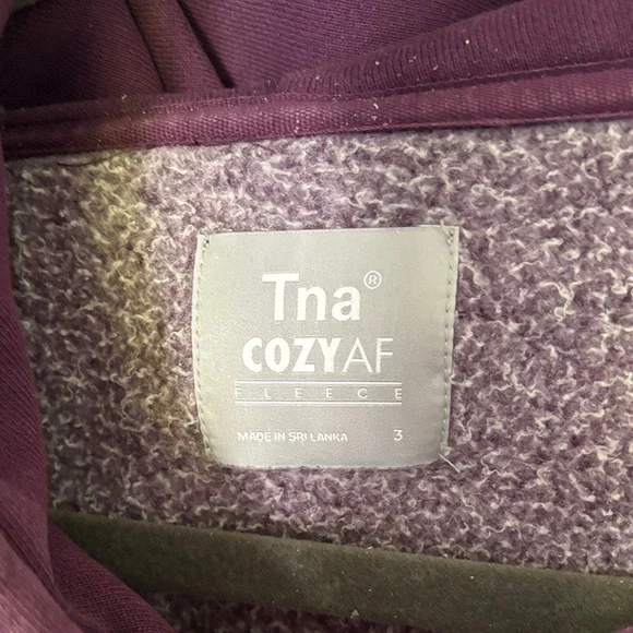 Aritzia TNA Rich Purple Hoodie - Picture 2 of 3